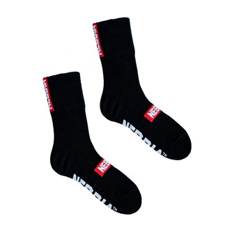 Ponožky 3/4 Socks Extra Mile Black - NEBBIA - Velikost 35 - 38