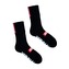 Ponožky 3/4 Socks Extra Mile Black - NEBBIA - Velikost 35 - 38
