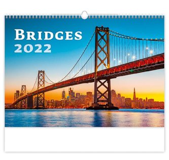 Kalendář nástěnný 2022 - Bridges