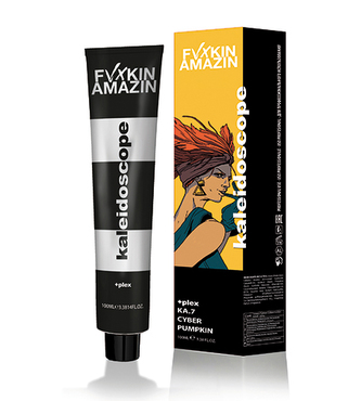 Fvxkin Amazin Kaleidoscope intenzivní oxidační barvící krém KA.7 Cyber Pumpkin 100ml