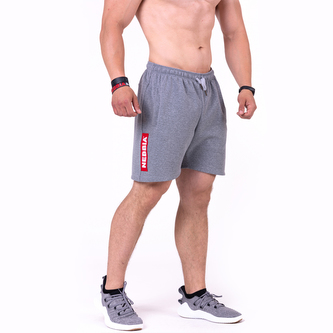 Pánské šortky Red Label Grey - NEBBIA - Velikost XL