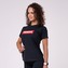 Dámské tričko Basic Black - NEBBIA - Velikost S