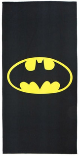 Ručník - osuška DC Comics|Batman: Logo (90 x 180 cm) černá polyester