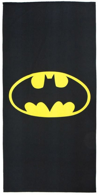 Ručník - osuška DC Comics|Batman: Logo (90 x 180 cm) černá polyester