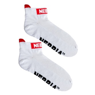 Ponožky Ankle Socks Smash It White – NEBBIA - Velikost 39 - 42