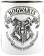 Keramický hrnek Harry Potter: Erb Bradavic (objem 320 ml) černý