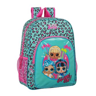 Školní batoh L.O.L.Surprise: vzor 12047 (objem 19 litrů|33 x 42 x 14 cm) zelený polyester