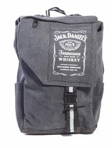 Batoh Jack Daniel's: Logo (50 x 35 x 12 cm, objem 21 litrů) šedá bavlna
