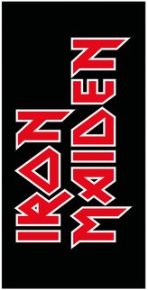 Osuška - ručník Iron Maiden: Logo (150 x 75 cm) bavlna