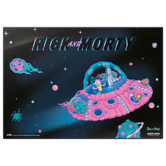 Podložka na stůl Rick & Morty: Virus Attack (49,5 cm x 34,5 cm)