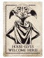 Plechová A5 dekorativní cedule na zeď Harry Potter: Dobby (14,8 x 21 cm)