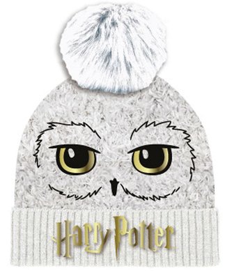Zimní čepice Harry Potter: Hedvika (univerzální) bílá