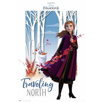 Plakát Frozen|Ledové království: Traveling North (61 x 91,5 cm) 150 g