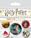 Placky Harry Potter: Erb Nebetier - Gryffindor set 5 kusov (25 mm|38 mm)