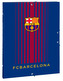 Složka FC Barcelona: Pruhy 12 kapes (A4) modrá