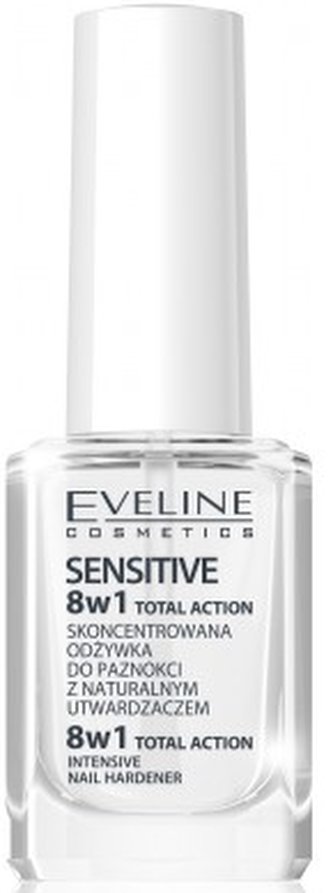 Eveline Nail Therapy 8in1 Total Action Sensitive Intensive Nail Hardener 12ml