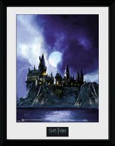 Plakát v rámu Harry Potter: Hogwarts - Bradavice (30 x 40 cm)