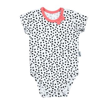 Kojenecké bavlněné body s krátkým rukávem Nicol Alice - velikost 80 (9-12m)