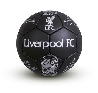 Fotbalový míč FC Liverpool: Signature (velikost 5) černý