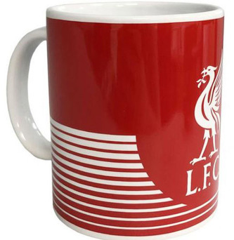 Keramický hrnek FC Liverpool: vzor LN znak (objem 320 ml) bílý