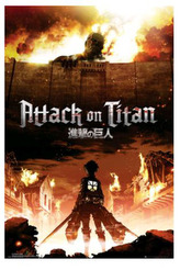 Plakát Attack on Titan: Key Art (61 x 91,5 cm) 150 gsm