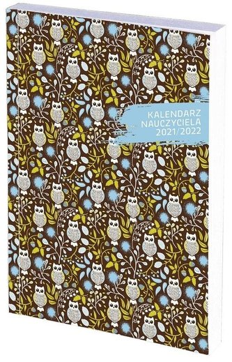 Kalendarz nauczyciela B6 2021/2022 tyg. PCV sowy