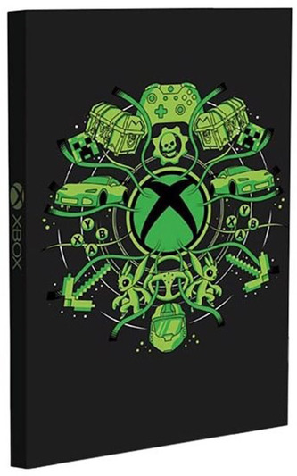 Svítící A5 blok Xbox: Light Up (14,8 x 21 cm)