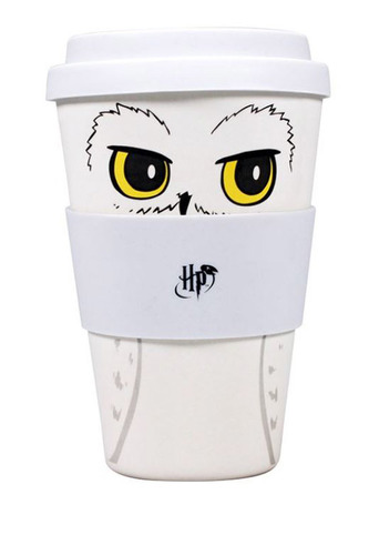 Cestovní hrnek s víčkem Harry Potter: Hedwig (objem 475 ml)