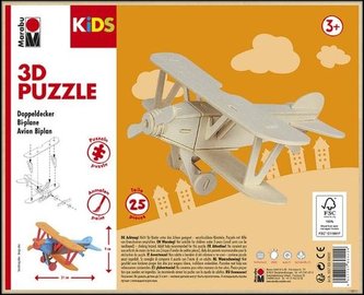 Marabu KiDS 3D Puzzle - Bi-plane