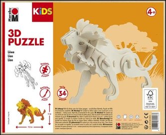 Marabu KiDS 3D Puzzle - Lion
