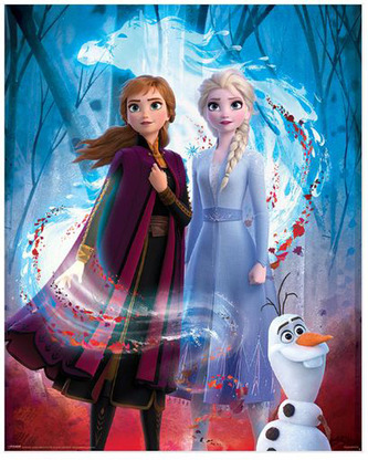 Plakát Frozen II|Ledové království II: Guiding Spirit (40 x 50 cm)