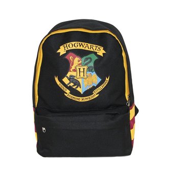 Batoh Harry Potter: Erb Bradavic - Hogwarts (objem 16 litrů|28 x 38 x 15 cm) černý polyester