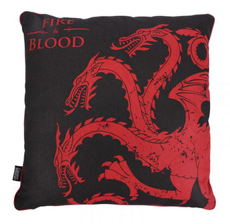 Polštář Game Of Thrones|Hra o trůny: Targaryen (46 x 46 cm) bavlna