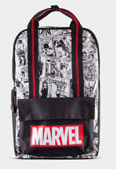 Multifukční batoh Marvel: AOP (objem 15,5 litrů, 40 x 30 x 13 cm) černá polyester
