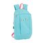 Jednoduchý batoh Benetton: Candy vzor 12075 (objem 8,5 litrů|22 x 39 x 10 cm) modrý polyester