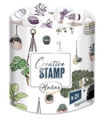 Aladine Pečiatky Cretive Stamps - Rastliny