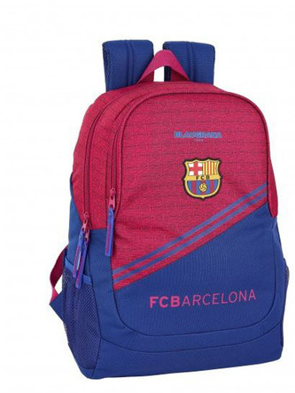Školní batoh FC Barcelona: vzor 11928 (Objem 22,5 litrů|32 x 44 x 16 cm) červený polyester