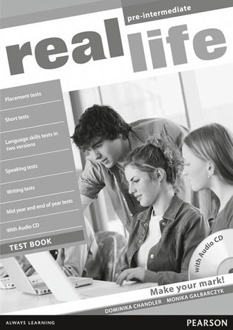 Real Life Global Pre-Intermediate Test Book & Test Audio CD Pack