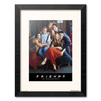 Plakát v rámu Friends|Přátelé: (30 x 40 cm)