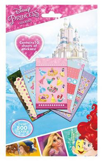 Samolepky Disney: Princess (10 listů|800 kusů)