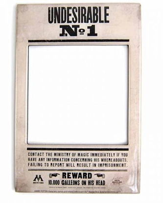 Magnetický fotorámeček Harry Potter: Undesirable No.1 (9,5 x 14,5 cm)