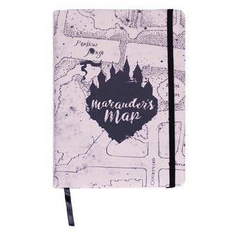 Poznámkový blok Harry Potter: Marauderova mapa (A5 14,8 X 21 cm)
