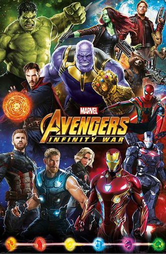 Plakát Avengers Infinity War: Characters (61 x 91,5 cm)