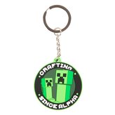 Pryžový přívěsek na klíče Minecraft: Craftsta (průměr 4,5 cm)