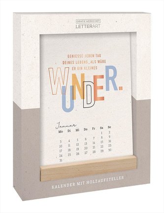 Tischkalender 2022 \"Wunder\"