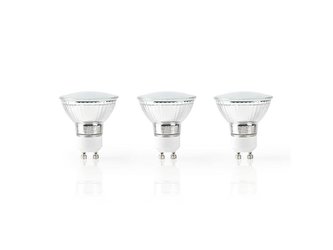 Smart žárovka LED GU10 5W teplá bílá NEDIS WIFILW31CRGU10 WiFi SmartLife 3ks