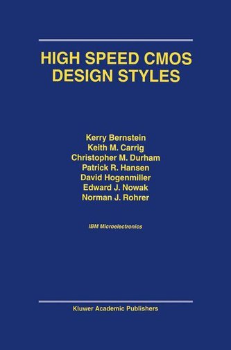 High Speed CMOS Design Styles