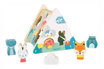 Janod Domek na vkládání tvarů Pure