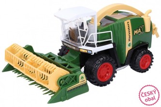 Kombajn plast 27cm na setrvačník v krabici 28x15x20cm Kombajn plast 27cm na setrvačník v krabici 28x15x20cm