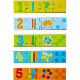 Haba Dřevěné puzzle na učení čísel do 5